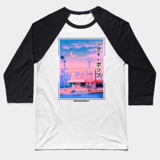 Japan Anime Retro Vaporwave Aesthetic Baseball T-Shirt